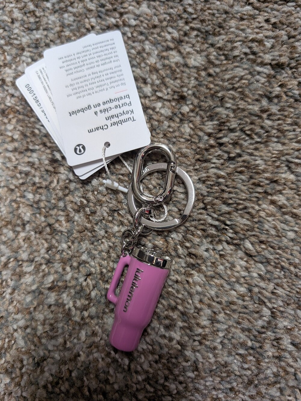 Lululemon Candy Cloud Keychain